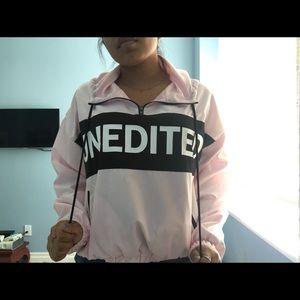 ✨unedited pink windbreaker✨